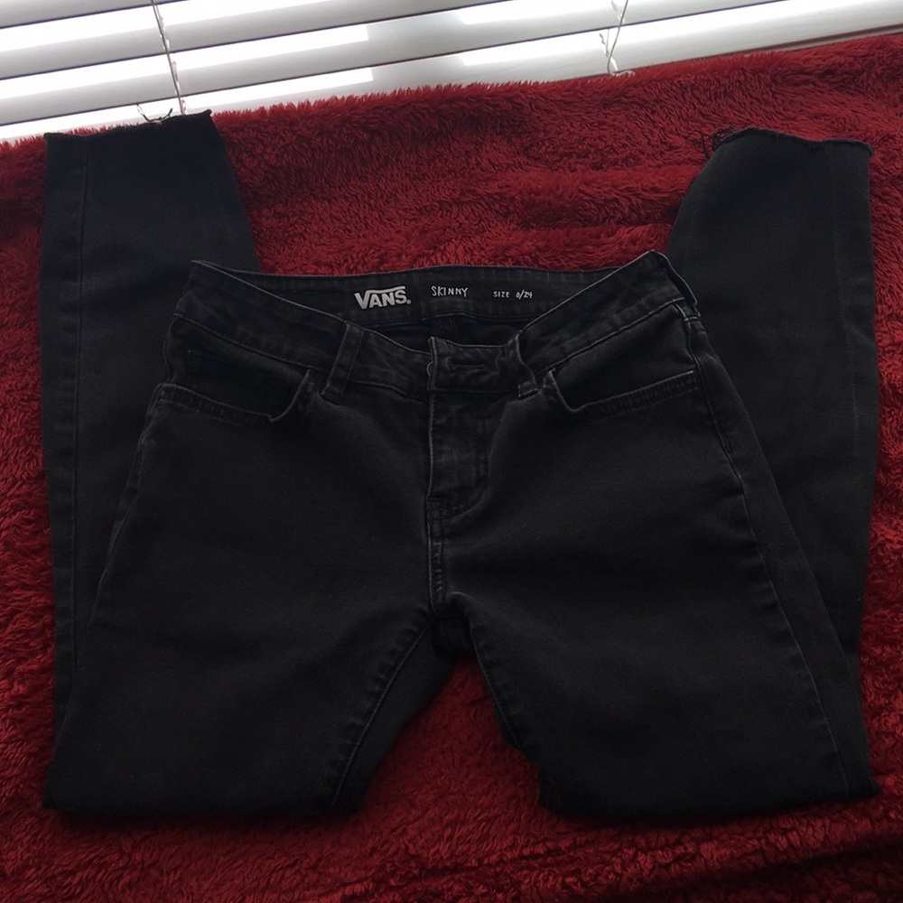 Vans skinny size 0 black jeans